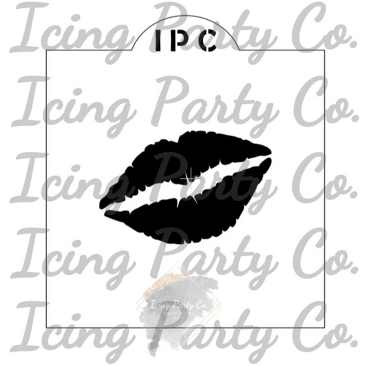 Big Lip Cookie Stencil