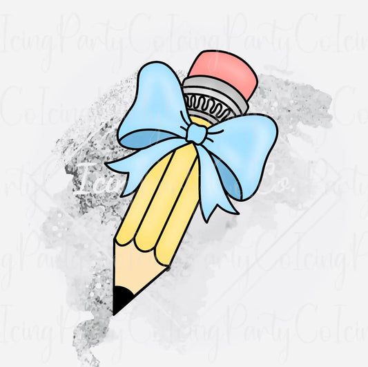 Bow Pencil Cookie Cutter