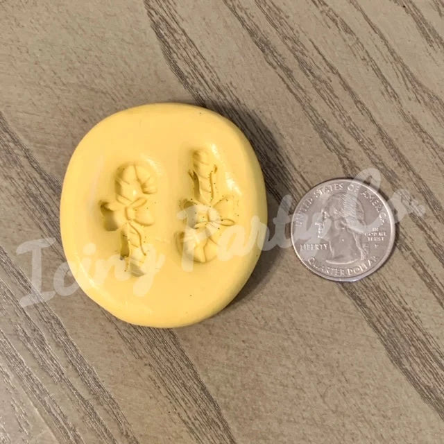 Candy Cane with Bow Mold