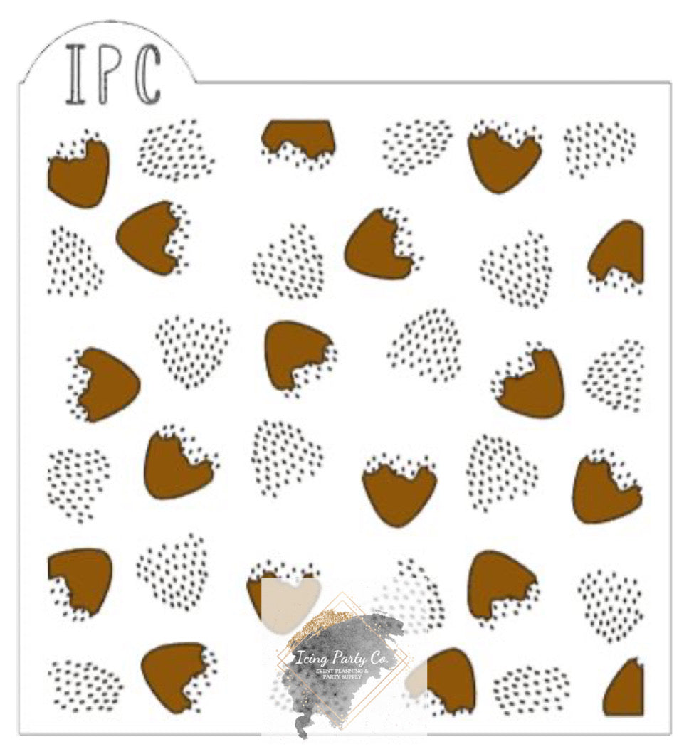 Chocolate Covered Strawberries 3pc Cookie Stencil