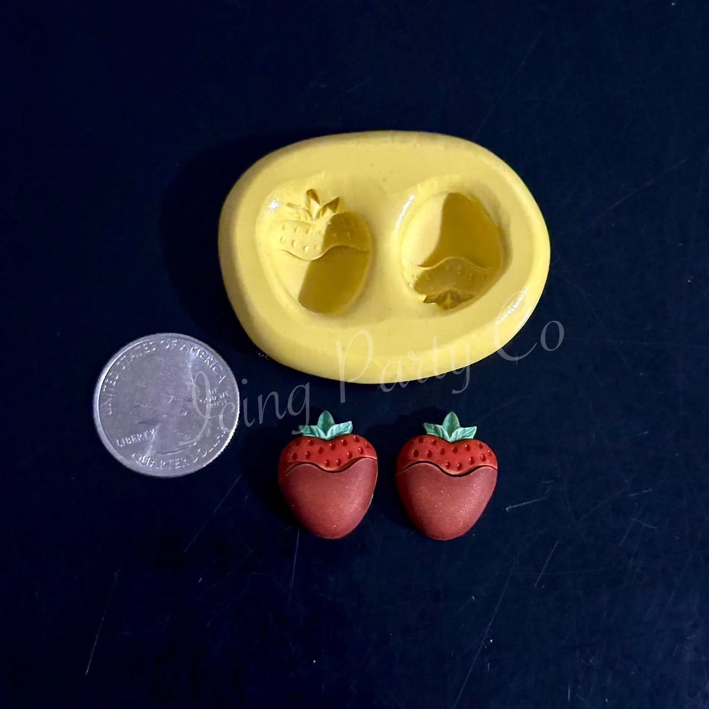 Mini Chocolate Covered Strawberry Mold