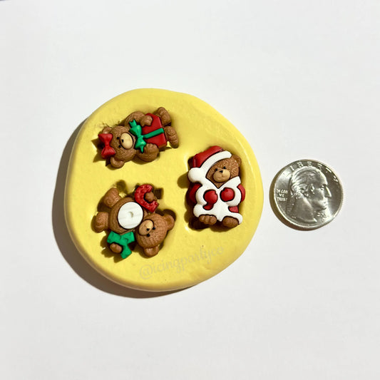 Christmas/Holiday Bears Mold