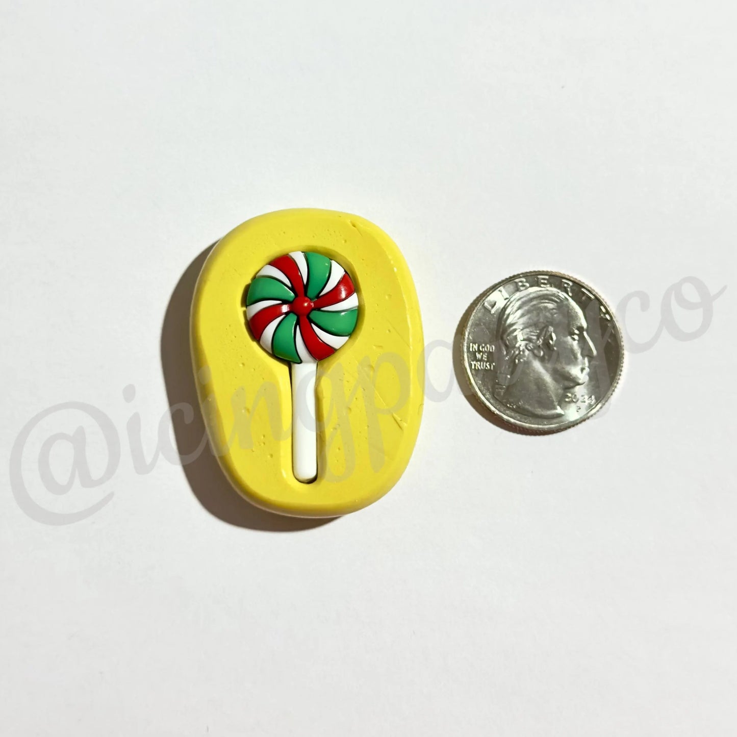 Christmas Swirl Lollipop Mold