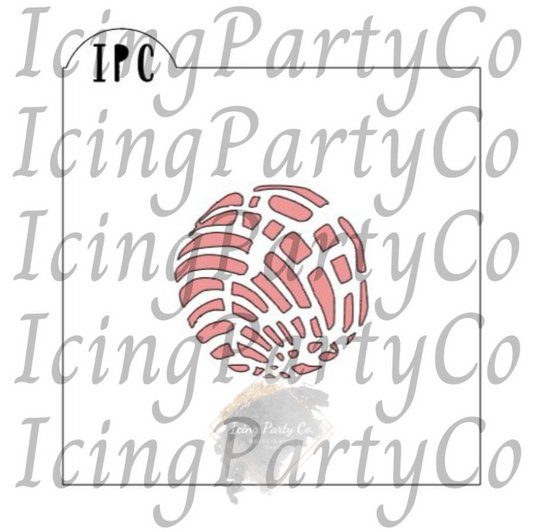 Concha/Pan Dulce Cookie Stencil