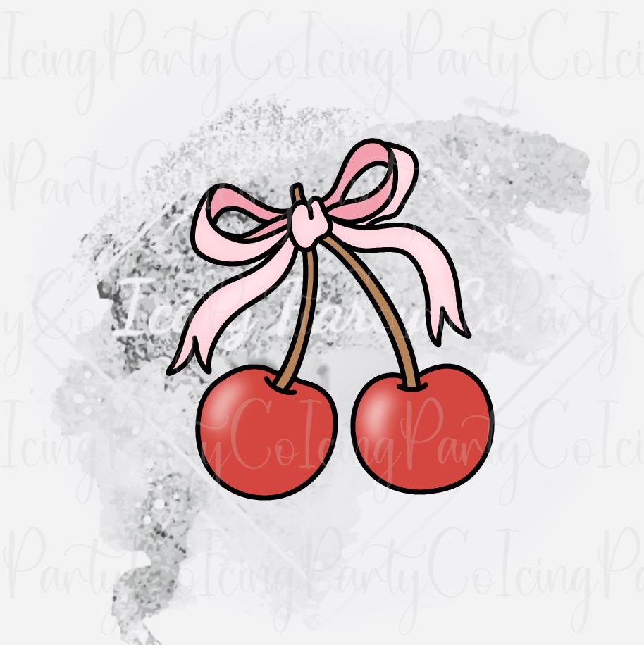 Coquette Cherries Cookie Cutter
