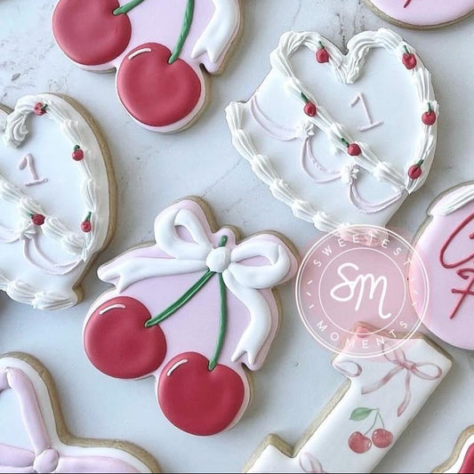Coquette Cherries Cookie Cutter