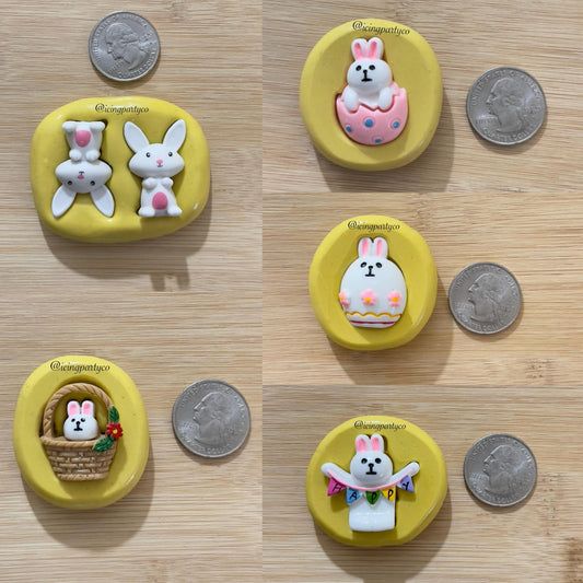 Easter Bunnies Mold Combo
