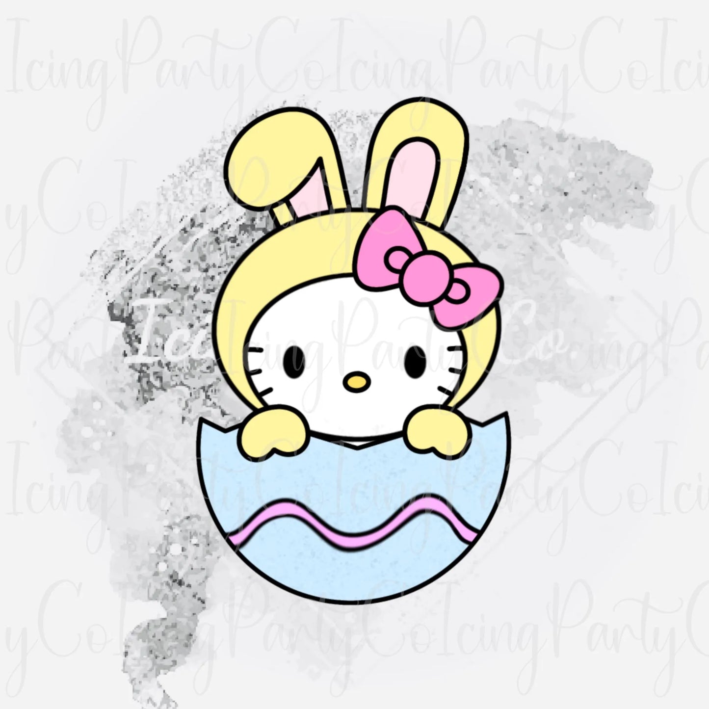 HK Easter Kitty in Egg Cookie Cutter