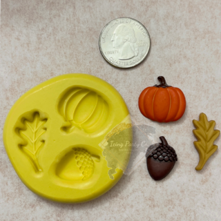 Fall Pumpkin, Leaf & Acorn Mold
