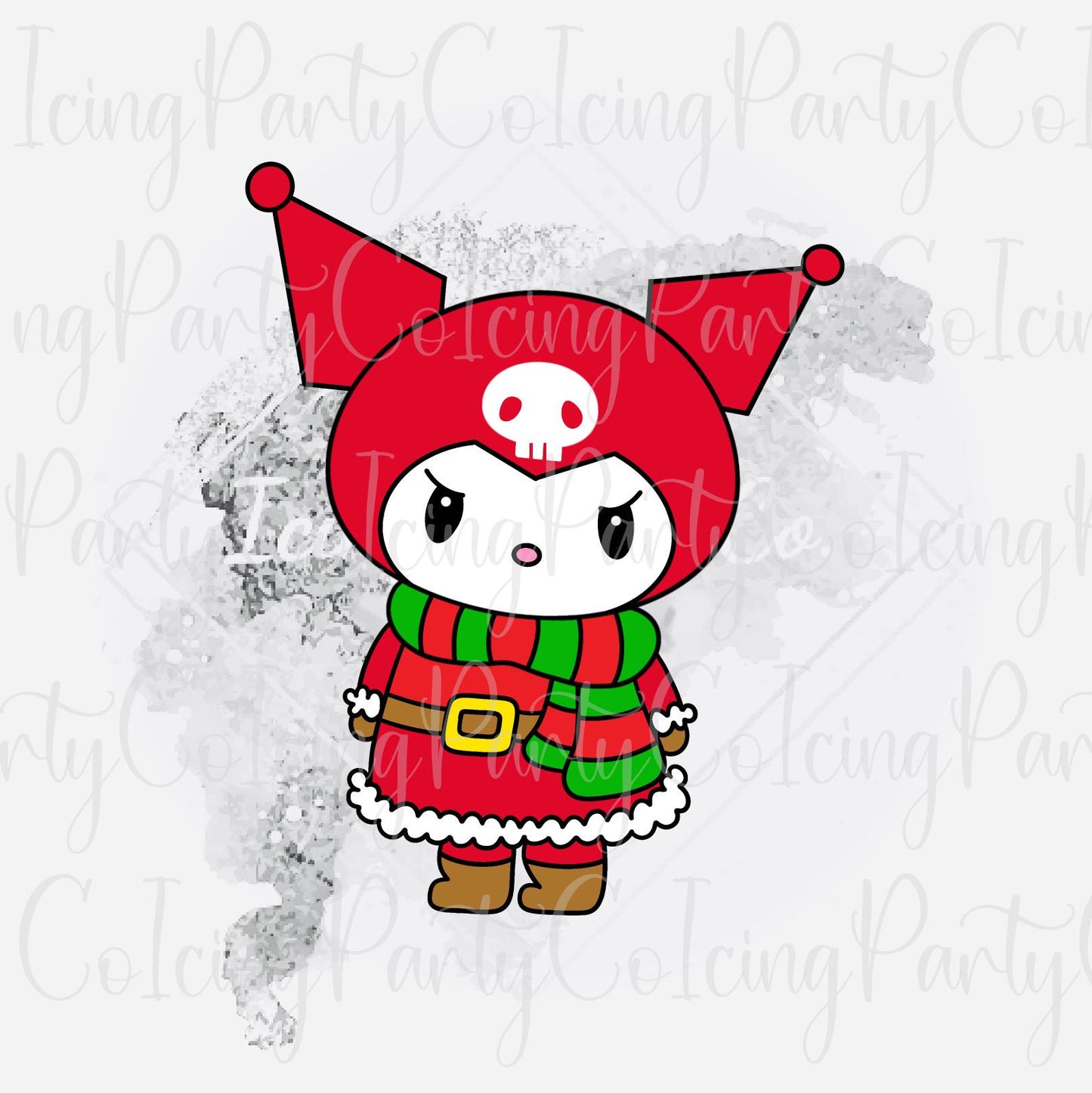 HK Santa Bunny Cookie Cutter