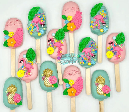 Flamingos with Sunglasses Mold