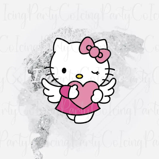 HK Kitty Angel w/Heart Cookie Cutter