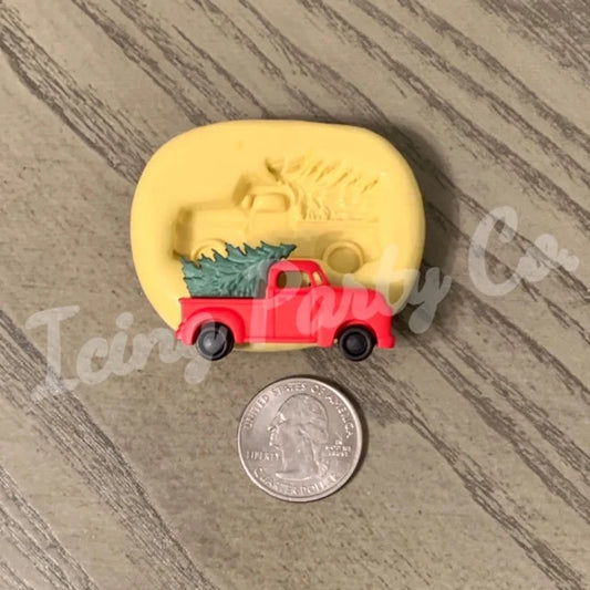 Pick-up Truck with Tree Mold