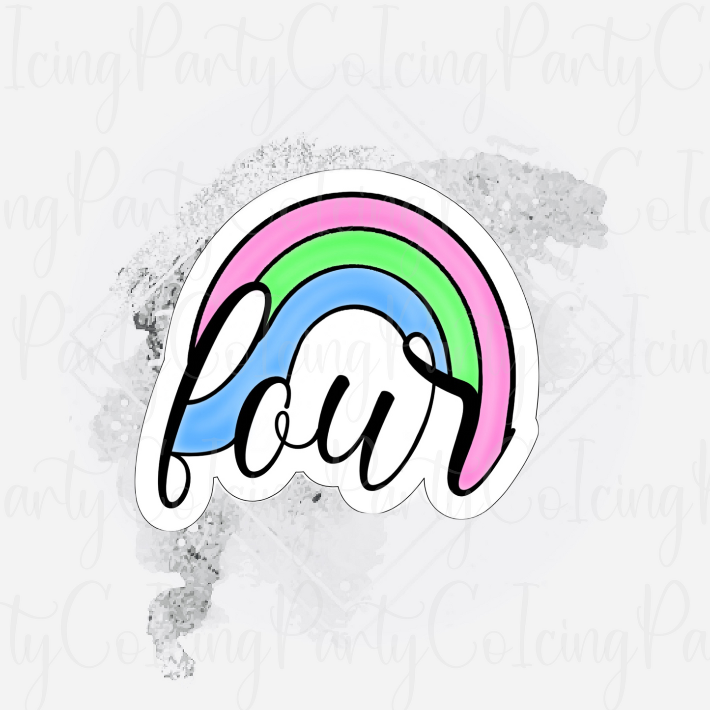 Rainbow Numbers 1-5 Cookie Cutter Set