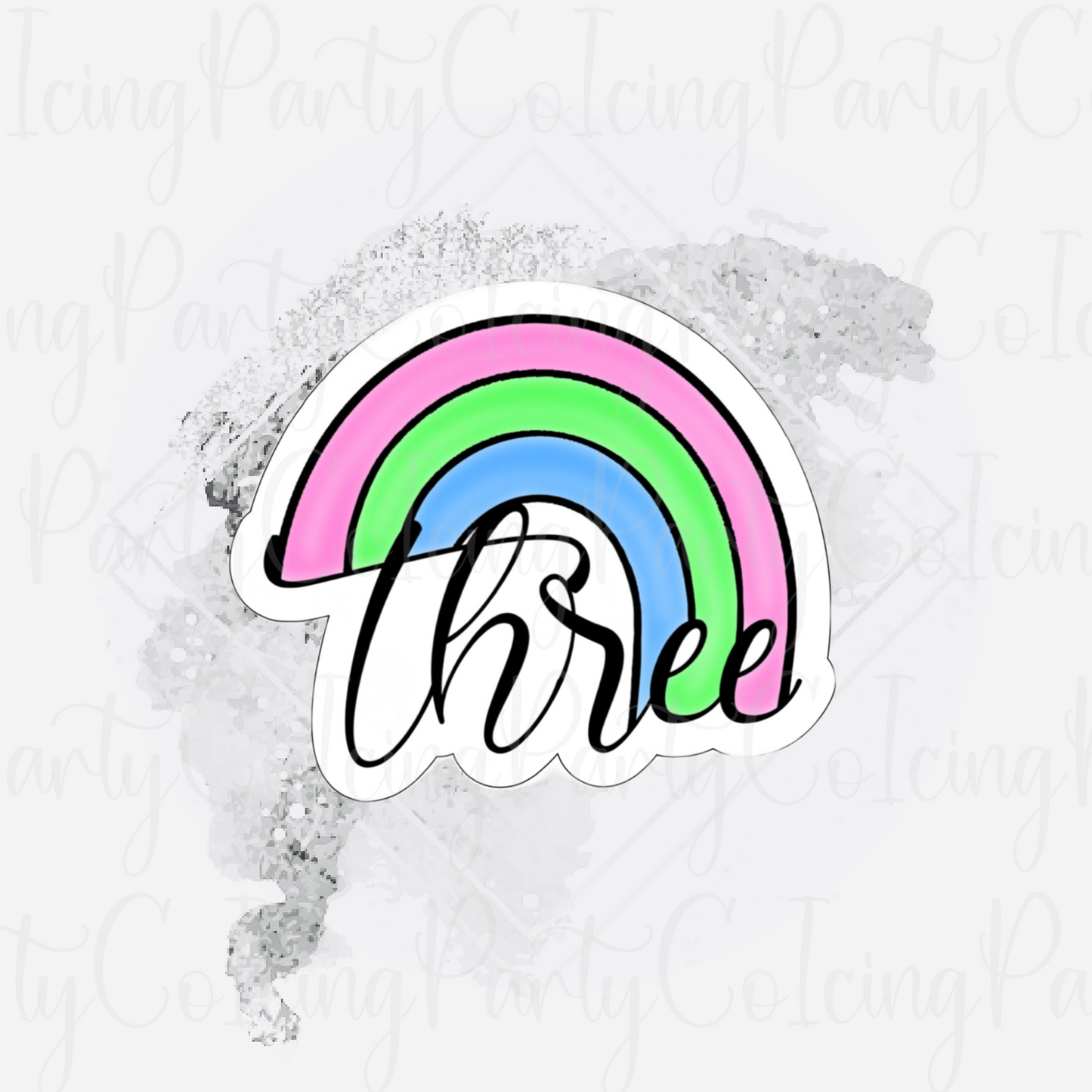 Rainbow Numbers 1-5 Cookie Cutter Set