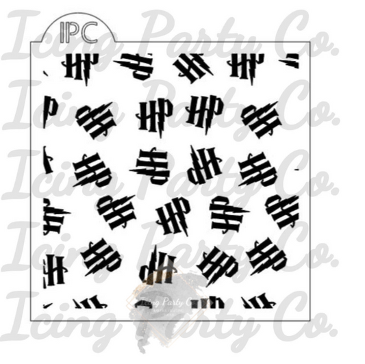 Scattered HP Cookie Stencil