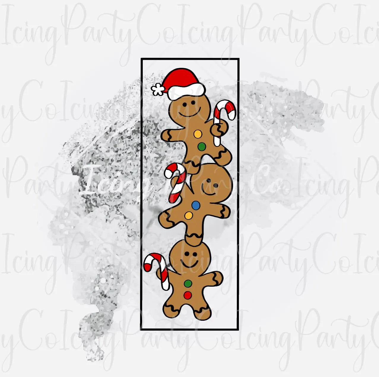 Skinny Stacked Gingerbread Cookie Cutter