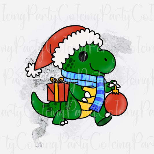 T-Rex Santa Cookie Cutter