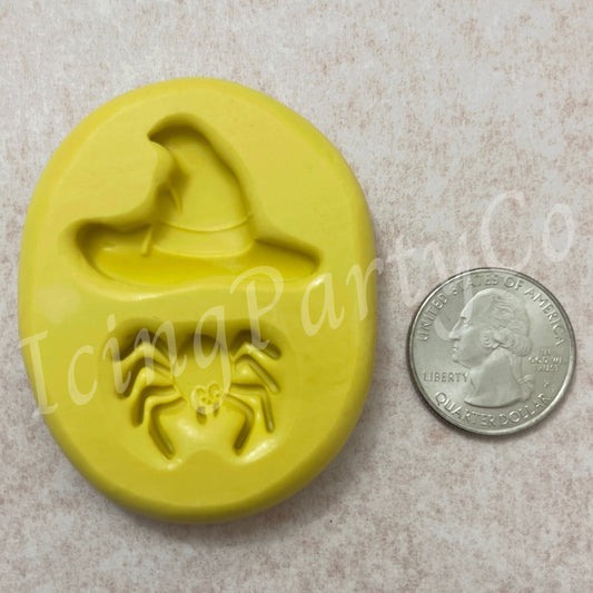 Witch Hat & Spider Mold