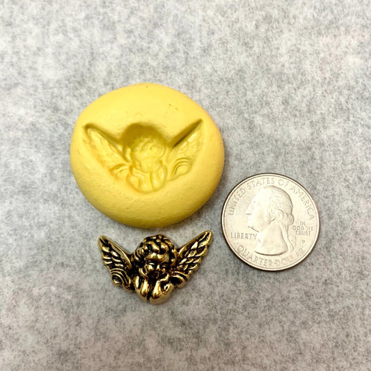 Vintage Resting Angel Cherub Mold