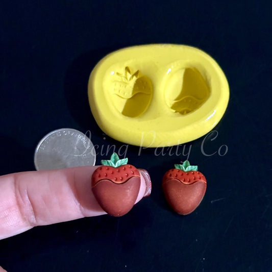 Mini Chocolate Covered Strawberry Mold