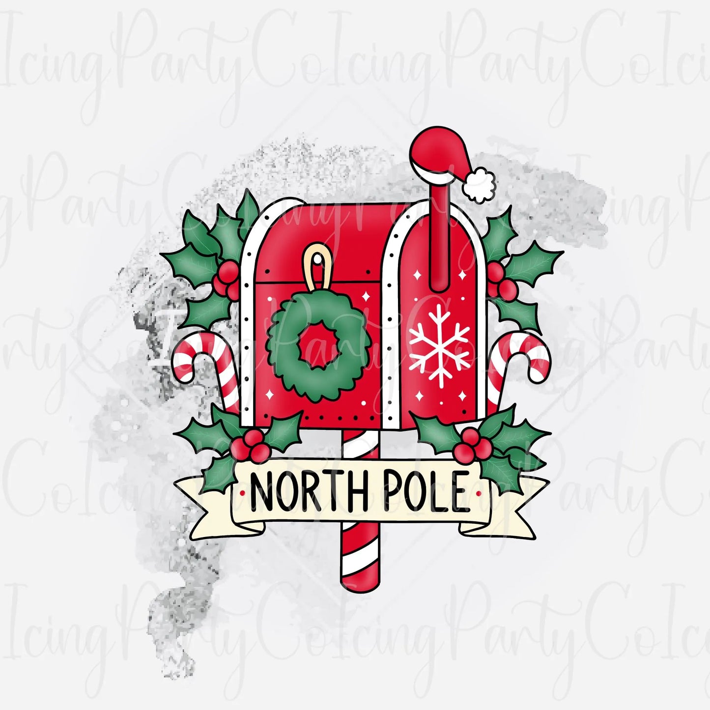 Christmas Santa Dropbox Cookie Cutter