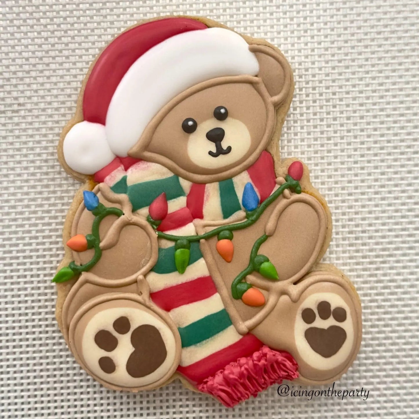 Christmas Teddy Cookie Cutter
