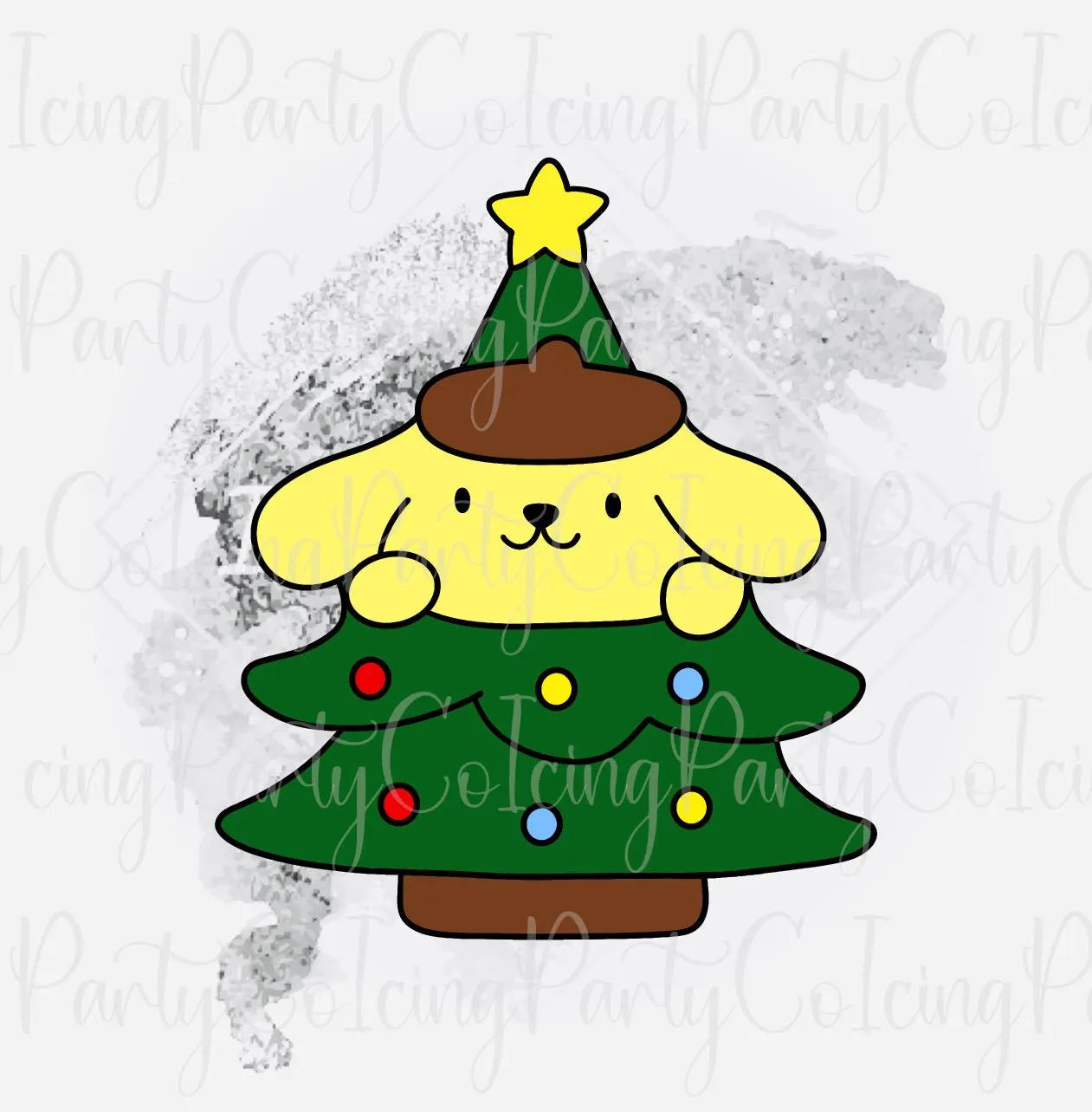 HK Christmas Tree Dog Cookie Cutter