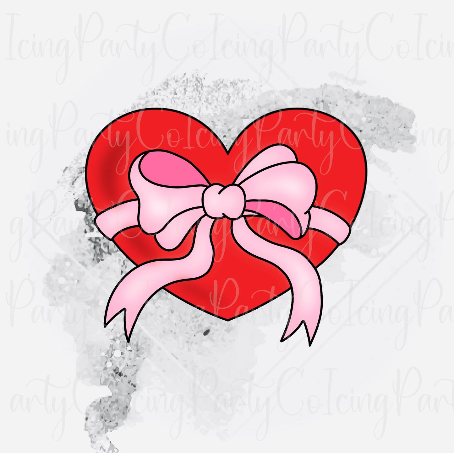 Coquette Heart Cookie Cutter