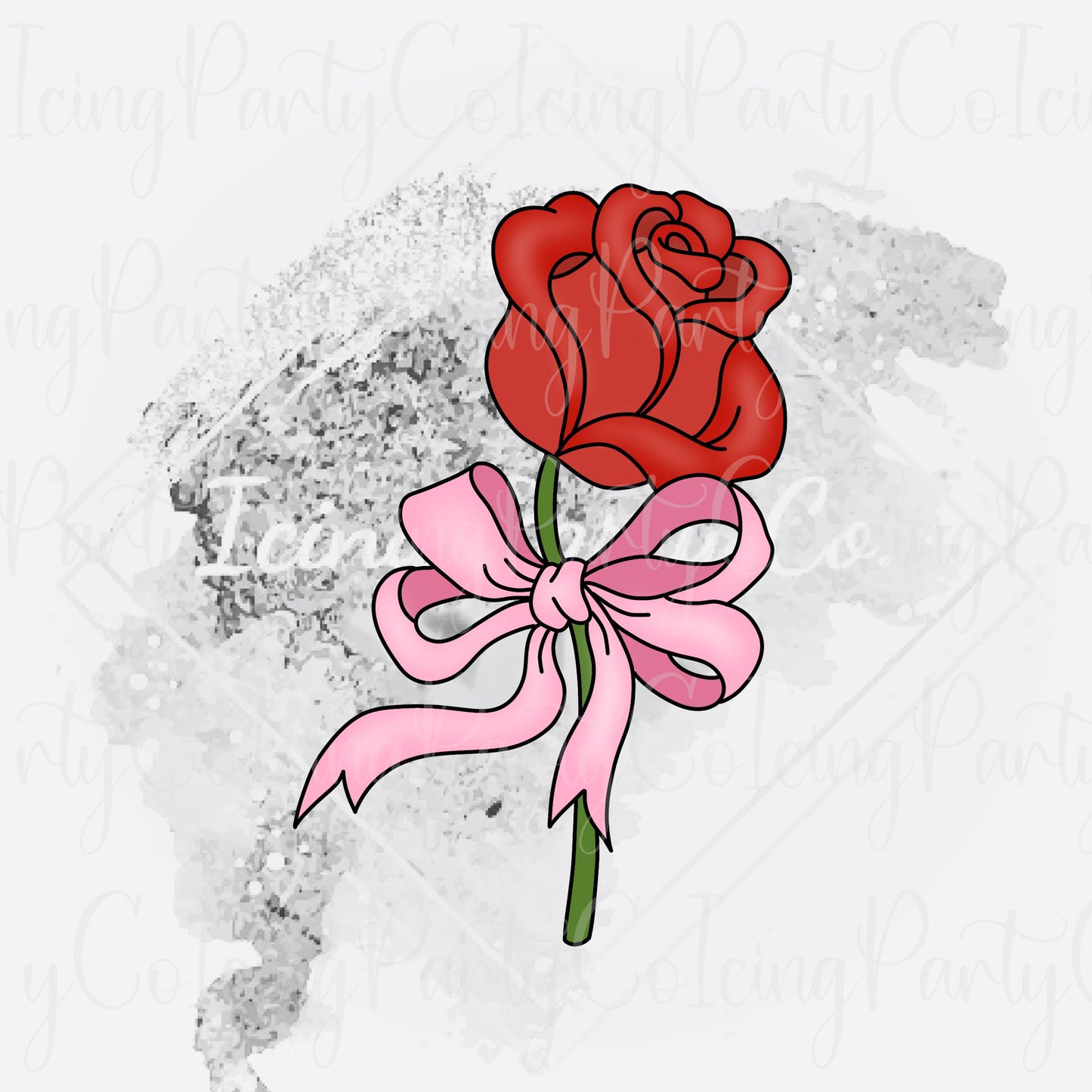 Coquette Rose Cookie Cutter