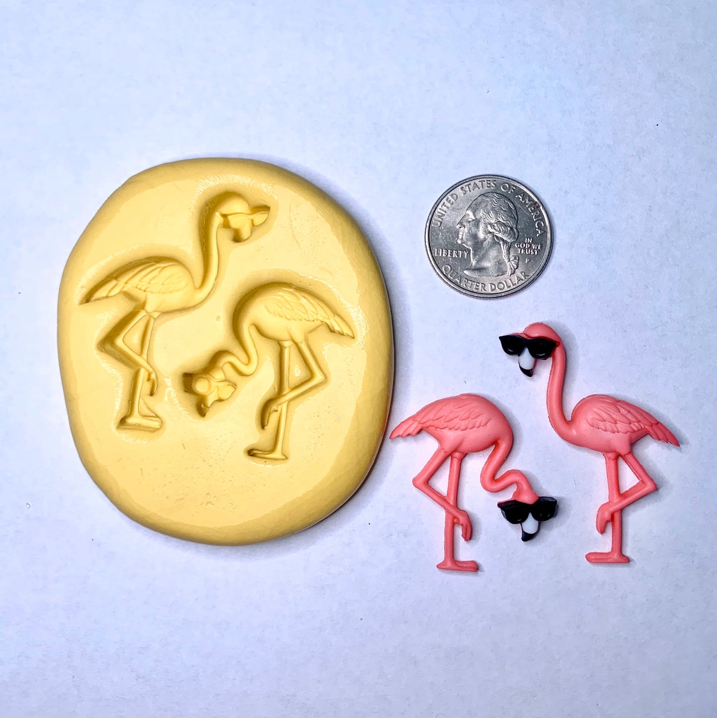 Flamingos with Sunglasses Mold