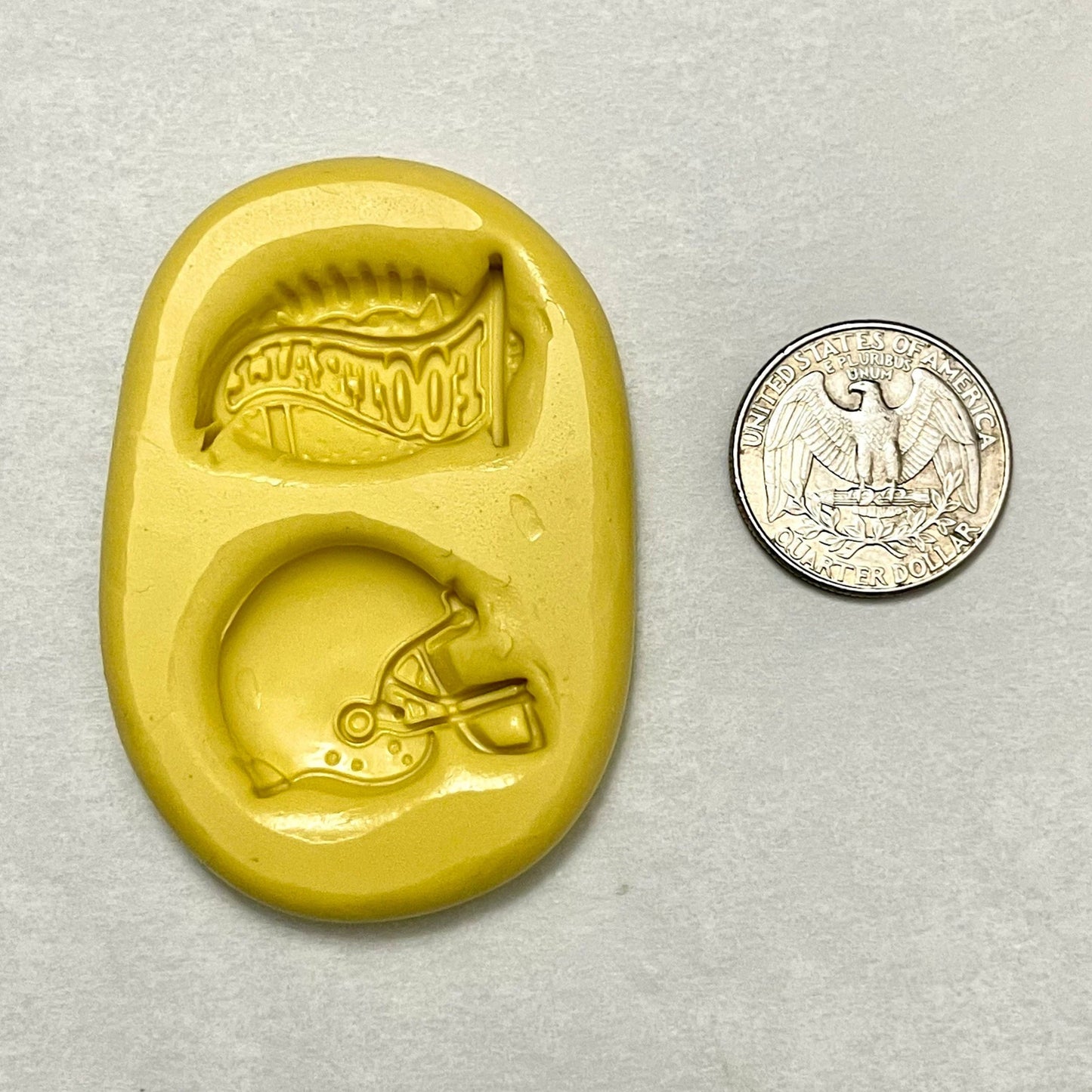 Football Pennant & Helmet Mold