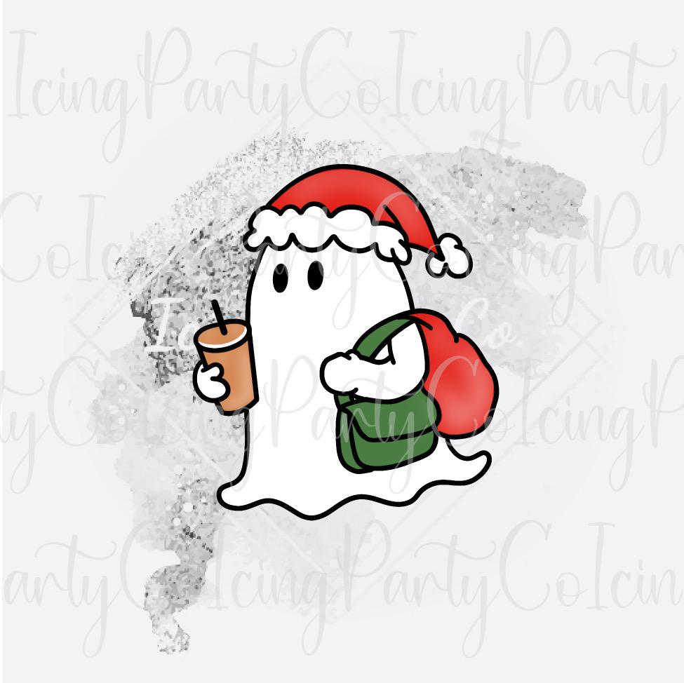 Ghost Santa Cookie Cutter