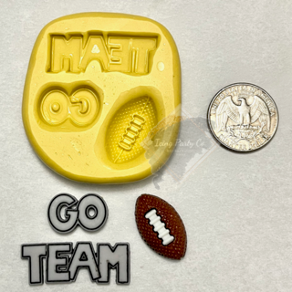 Go Team Football Mold