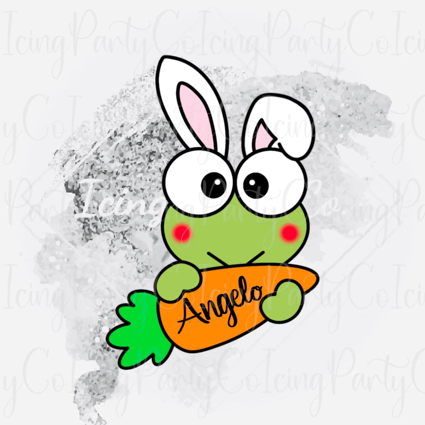 HK Frog Bunny Carrot Plaque Cookie Cutter