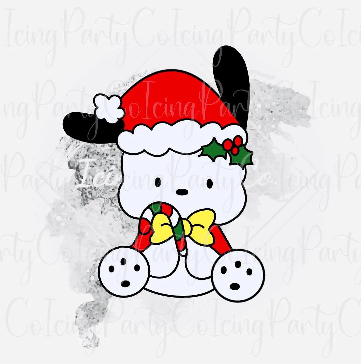 HK Santa Puppy Cookie Cutter