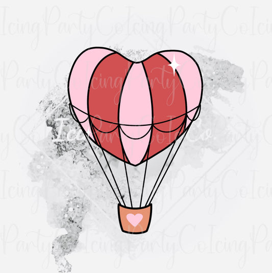 Heart Air Balloon Cookie Cutter