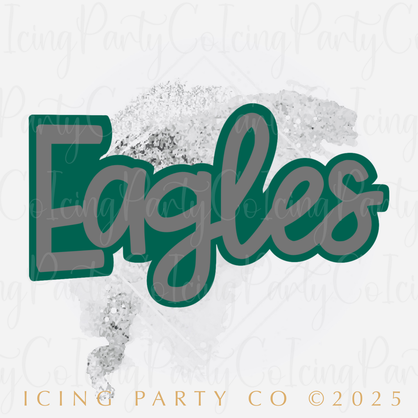 Eagles Word Plaque Cookie Cutter