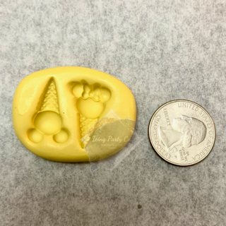 Boy/Girl Mouse Ice Cream Cone Mold
