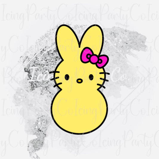 Kitty Bunny Peep Cookie Cutter