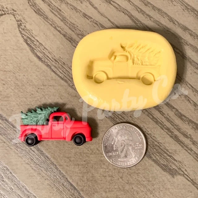 Pick-up Truck with Tree Mold