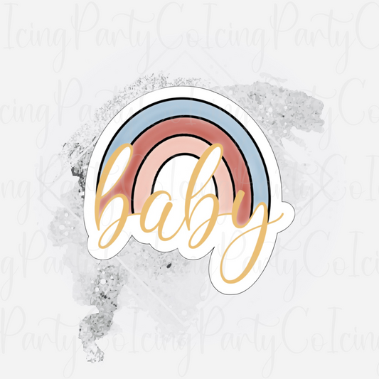 Rainbow Baby Cookie Cutter