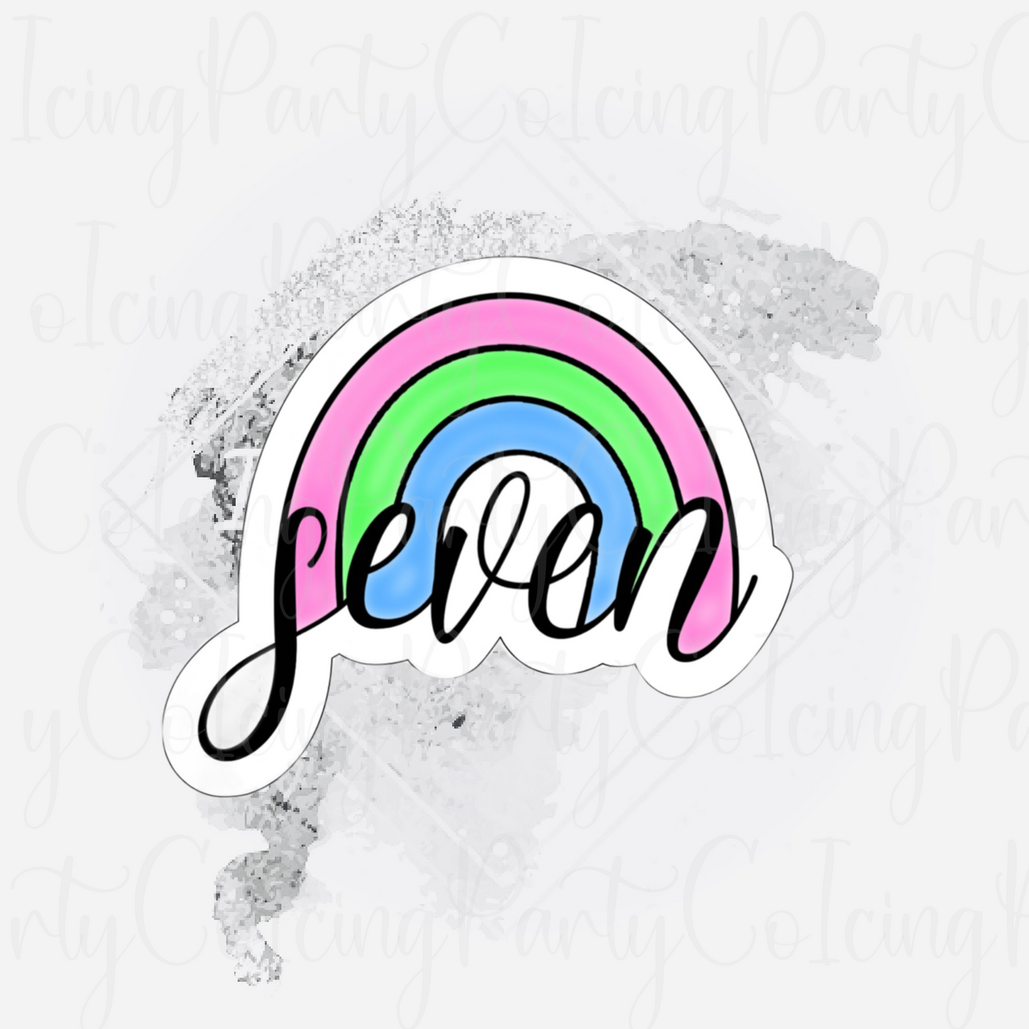 Rainbow Numbers 6-10 Cookie Cutter Set