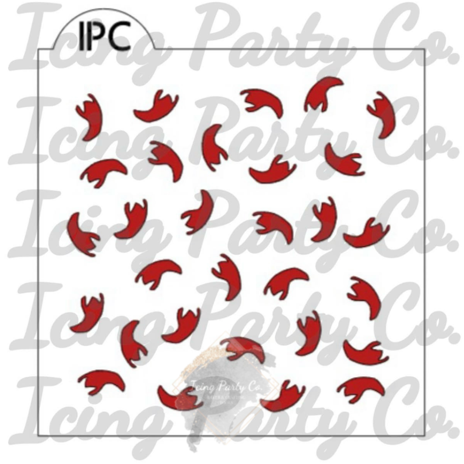 Red Chili Pepper 2Pc Cookie Stencil