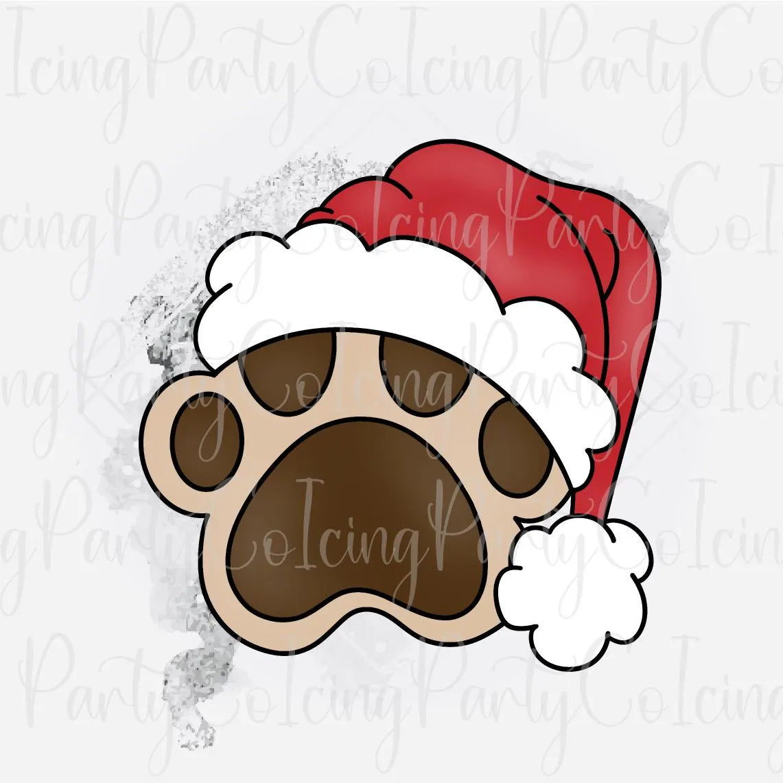 Santa Paw Cookie Cutter