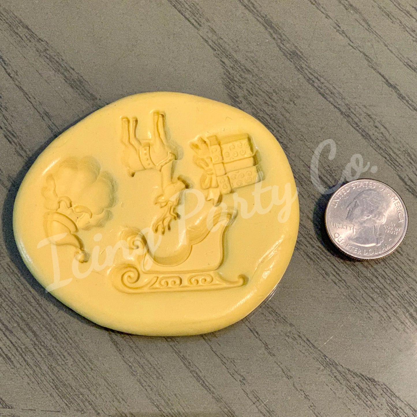 Santa Sleigh & Reindeer Mold
