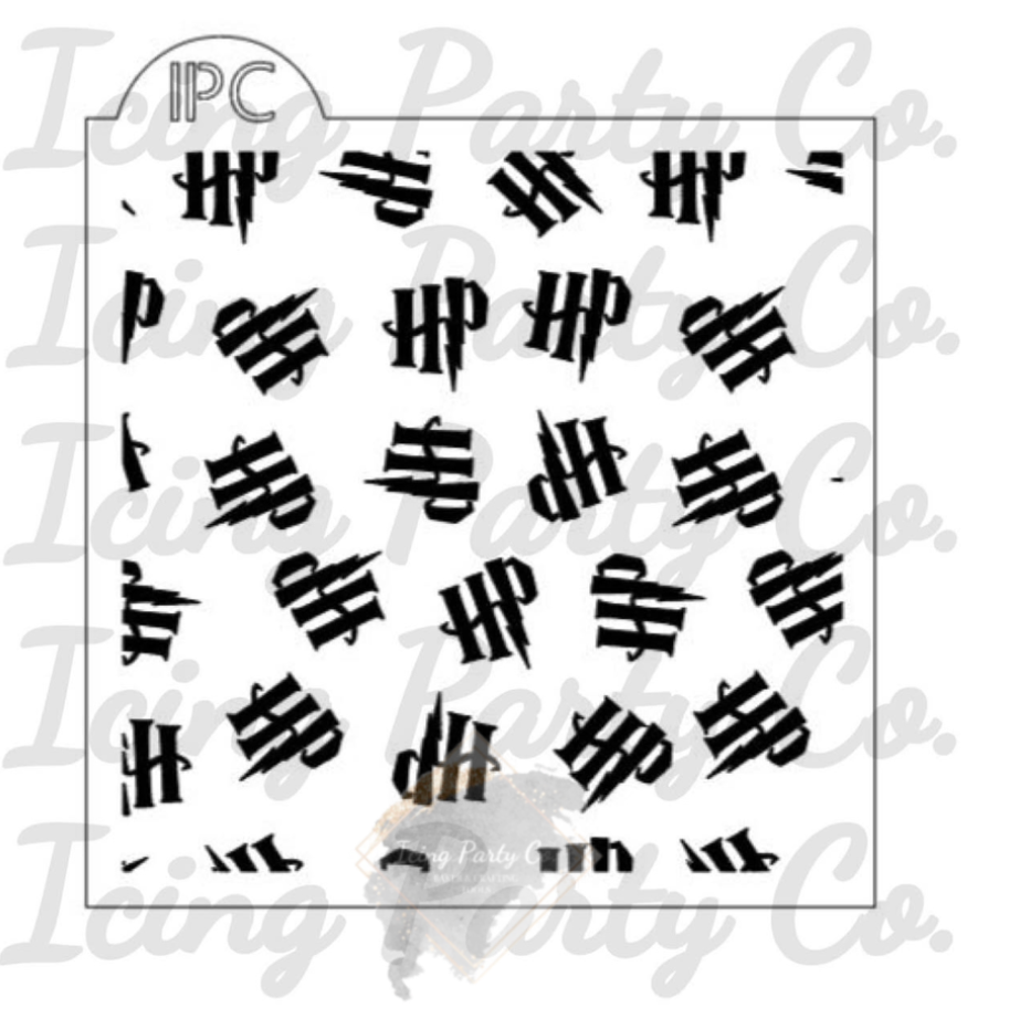 Scattered HP Cookie Stencil