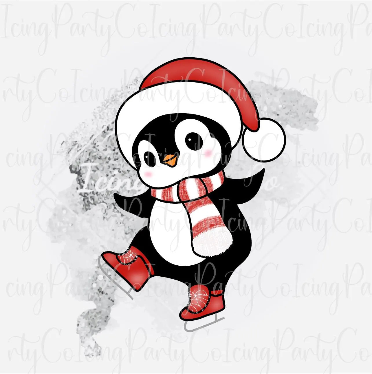 Skating Penguin Cookie Cutter