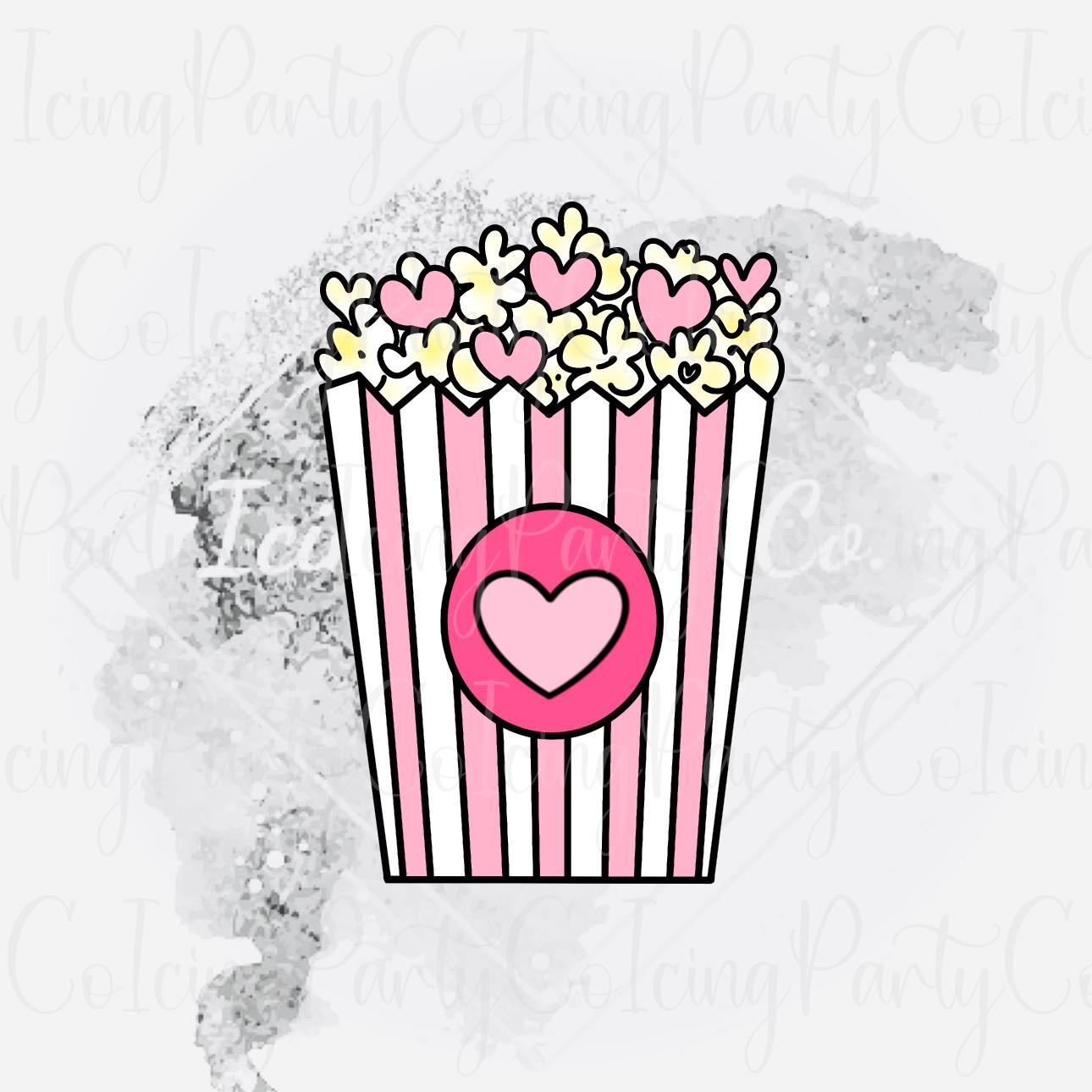 You Make my Heart Pop & Popcorn Cookie Cutter Set